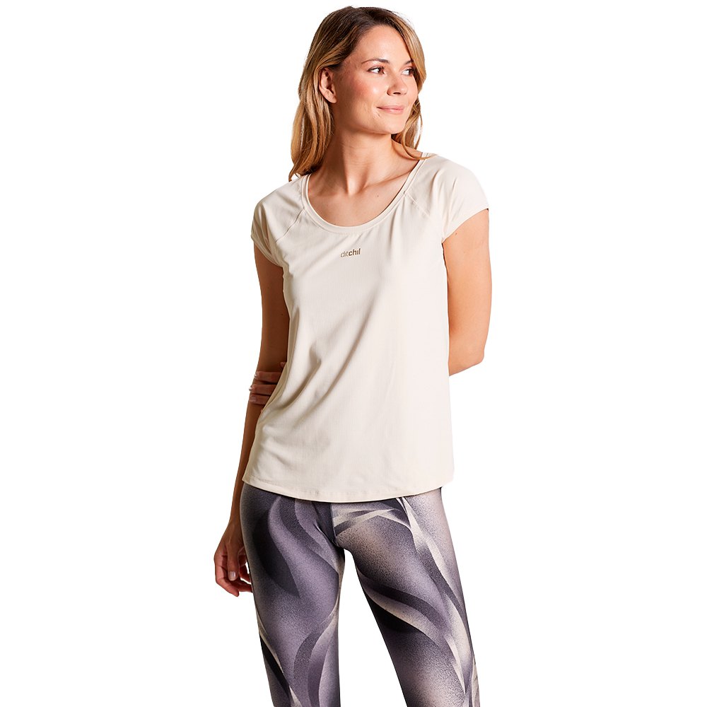 Ditchil Inspiring Short Sleeve T-shirt Beige XL Frau von Ditchil