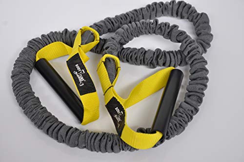 DITTMANN Premium Body Tube Expander Fitnessband Nylonummantelung gelb/leicht von Dittmann