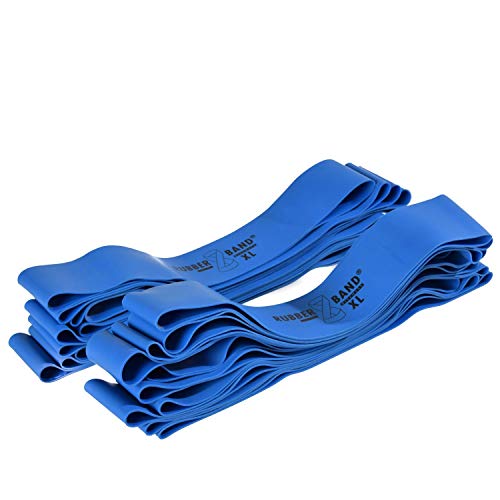 20er Paket Rubberband XL - extra stark blau Trainingsbänder von Dittmann