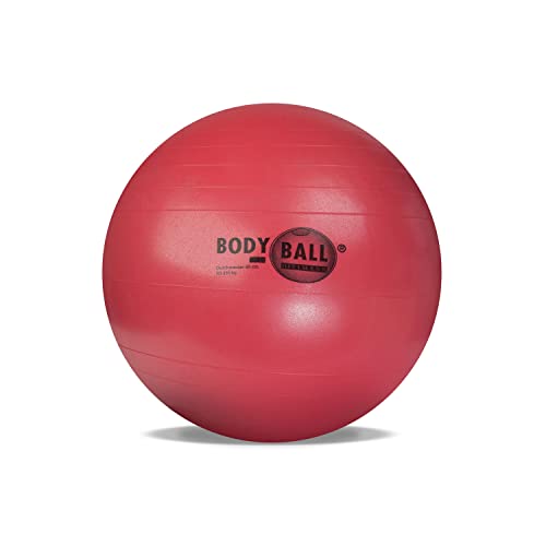Gymnastikball | Fitnessball | Sitzball | Yogaball | Sportball | Bürostuhl | Stuhl (65 cm Ø rot) von Dittmann