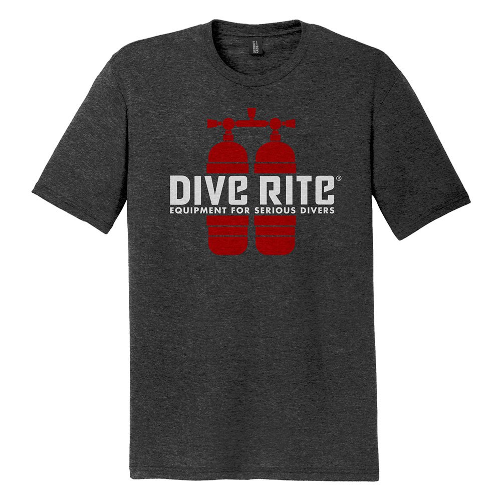 Dive Rite Double Tanks Short Sleeve T-shirt Schwarz 3XL Mann von Dive Rite