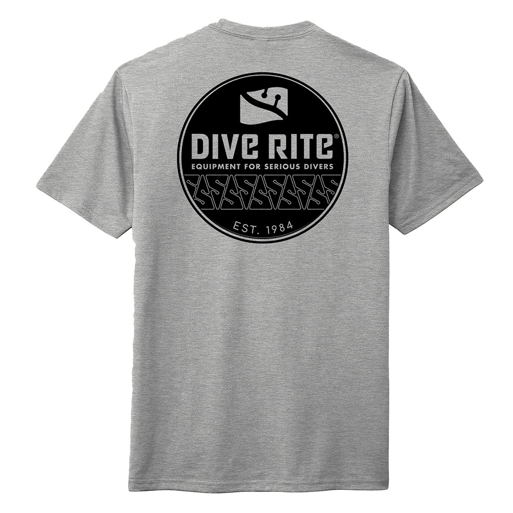 Dive Rite Line Arrow Short Sleeve T-shirt Grau M Mann von Dive Rite