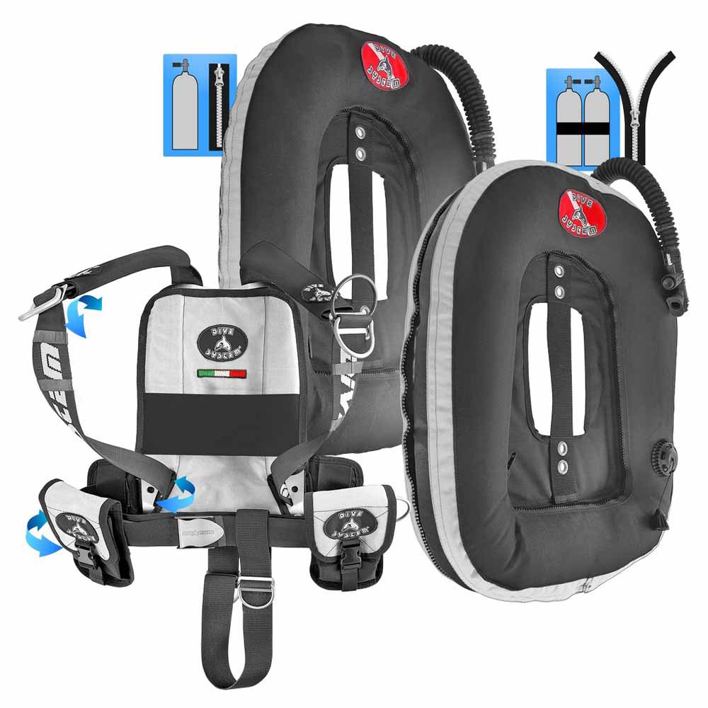 Dive System Quikly Moby Wing Weiß von Dive System
