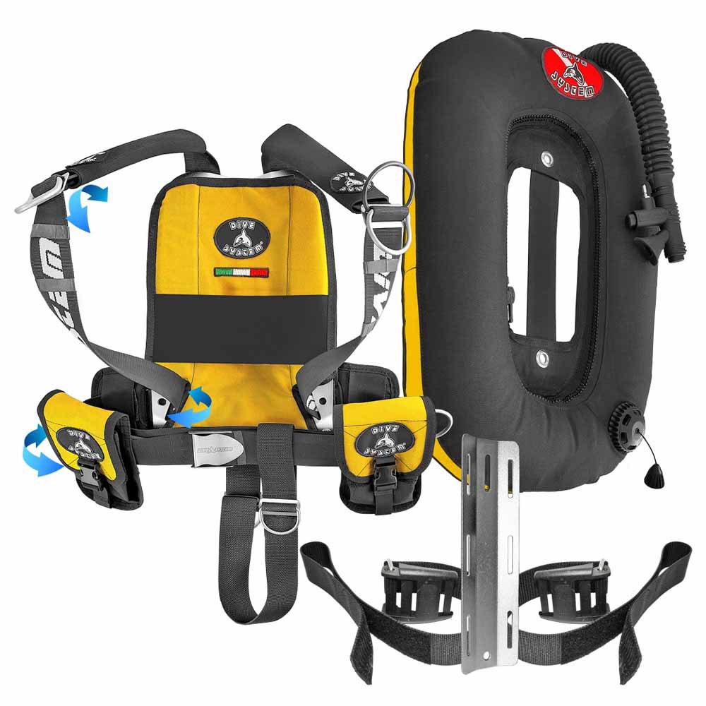 Dive System Quikly Mono Wing Gelb von Dive System