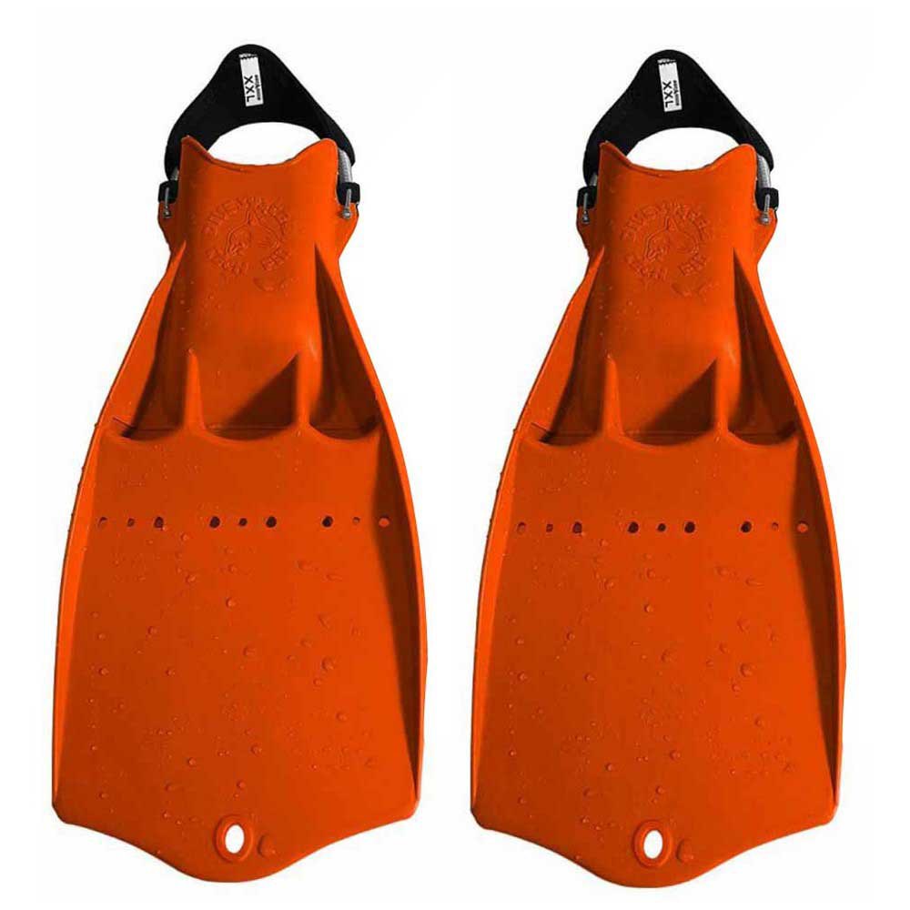 Dive System Tech Fins Orange EU 36-39 von Dive System