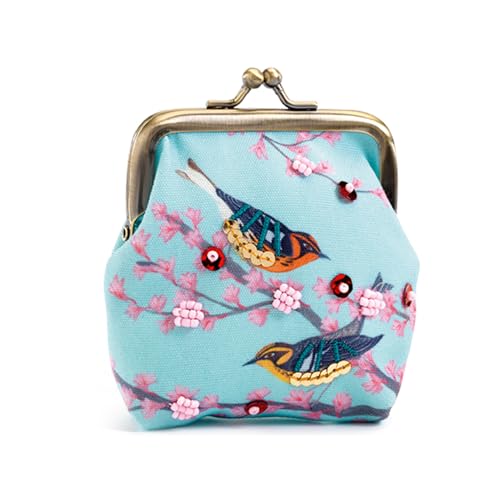 DJECO Unisex Kinder Monedero Birds (Multiple de 6) Geldbörse, bunt, Einheitsgröße von Djeco