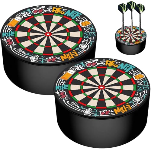 Dlishka Dartpfeile Halterung,2PCS Mini DartstäNder, Stilvolle Dart Aufbewahrung FüR Soft- & Steeltip Darts, Darthalter FüR Zuhause & Club, Platzsparendes Darts ZubehöR FüR 12 Pfeile. (D) von Dlishka