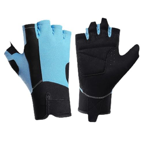Dmuzsoih Halbfinger-Trainingshandschuhe, Halbfinger-Handschuhe für Männer und Frauen | Handschuhe für das Frühlings- und Herbsttraining - Sporthandschuhe im Halbfinger-Design für Bergsteigen, von Dmuzsoih