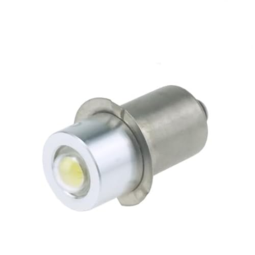 Do!LED P13.5s LED Cree Taschenlampe Lampe Weiss Birne 0,85 Watt 4-8 Volt, Wechselstrom- und Gleichstrombetrieb AC/DC von Do!LED
