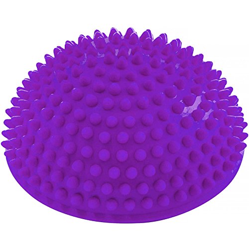 Balance-Kugel »Igel« zur Steigerung der Balance/Koordination. Ideal für Balance-Training 320g zirka 8cm hoch und 16cm Durchmesser in purple von #DoYourFitness