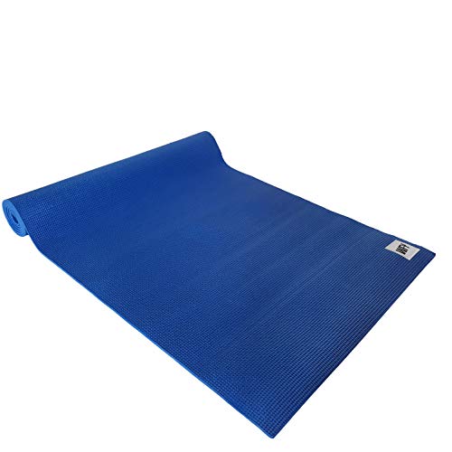 Yogamatte »Annapurna Comfort« - sehr rutschfest aus ECO-PVC hergestellt - die Matte Dank der rutschfesten Oberflächenstruktur angenehm bei Hautkontakt - zusätzlich ist die Matte rutschfest, strapazierfähig & langlebig. Maße: 183 x 61 x 0,5 cm - die ideale Unterlage für Yoga & Pilates blau von #DoYourYoga