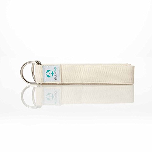 #DoYourYoga Yogagurt »Madira« / Yoga-Belt Gurt 100% Baumwolle mit stabilem Metall-Ring-Verschluss / 250 x 3,8 cm/beige von #DoYourYoga