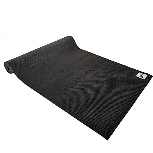Yogamatte »Annapurna Comfort« - sehr rutschfest aus ECO-PVC hergestellt - die Matte Dank der rutschfesten Oberflächenstruktur angenehm bei Hautkontakt - zusätzlich ist die Matte rutschfest, strapazierfähig & langlebig. Maße: 183 x 61 x 0,5 cm - die ideale Unterlage für Yoga & Pilates schwarz von #DoYourYoga