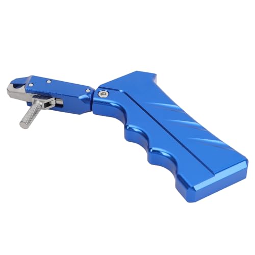 Bogenschießen-Daumenauslöser, 4-Finger-Verbindungsbogen-Auslösegerät aus Aluminiumlegierung, Komfortabler Compound-Bogengriff (Blue) von Doact