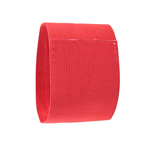 Doact Armbinde, Kapitänsarmband-Etikett, Klettverschluss, Team-Einheits-Etikett, Arm-Armband-Etikett, Selbstklebend Verpackt, Einfarbige Armbinde (orange) (Rot) von Doact