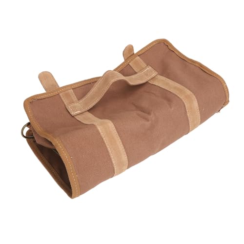 Doact Bar-Kit-Tasche, Leicht Zugängliche, Tragbare Bar-Reisetasche aus Segeltuch für zu Hause (Brown) von Doact