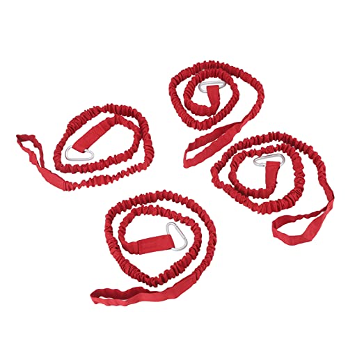 Doact Kajak-Paddel-Leine, Kanu-Paddel-Leine, 4 Stück, Reißfest, Surfen (Rot) von Doact