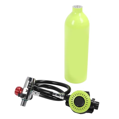 Doact Mini-Tauchflasche, 1 L, Wasserdicht und Sicher, Stoßfest, Tauchausrüstung für den Außenbereich (Green) von Doact