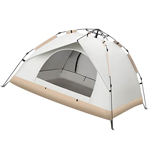 Einfaches Pop-Up-Zelt, Großer Raum, Starke Stabilität, Automatisch Faltbares, Schnell zu öffnendes Zelt für Camping (3-4 Sitzer) von Doact