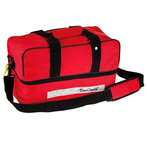DocCheck Notfalltasche Pack M mit variabel einteilbarem Innenraum | Profi-Erste Hilfe Tasche ohne Füllung von DocCheck