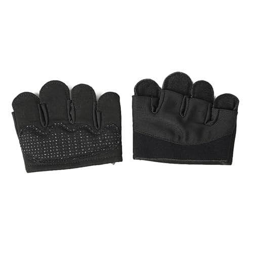 Domasvmd 2 x rutschfeste 4-Finger-Workout-Handschuhe aus Silikon, Gewichtheber-Handschuhe, für Männer und Frauen, Silikon-Protektoren von Domasvmd