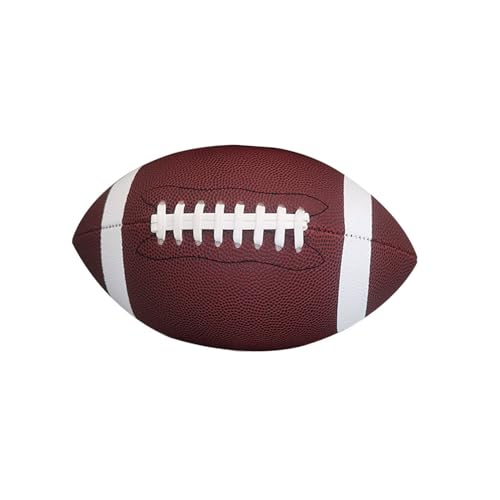 Domasvmd American Football Fußball, Wettkampfball, aufblasbarer Fußbälle, Sportball, Spielzeug für Athleten-Training, American Football Ball von Domasvmd