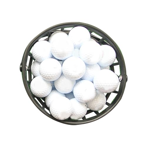 Domasvmd Golf-Aufbewahrungseimer, Golfkorb, Golfball-Behälter, Golf-Eimer, Golfkorb mit Griff, Golf-Übungsausrüstung von Domasvmd