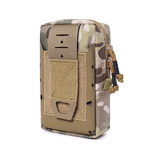 Domasvmd Mini-Gürteltasche, Münzschlüssel, Militär, Kartenaufbewahrungstasche, rechteckig, Militär-Hüfttasche, camouflage von Domasvmd
