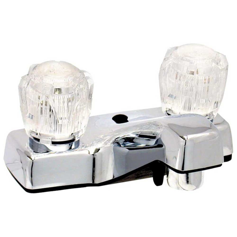 Dometic 2 Clear Handles Lavatory Water Tap Silber 10.2 cm von Dometic