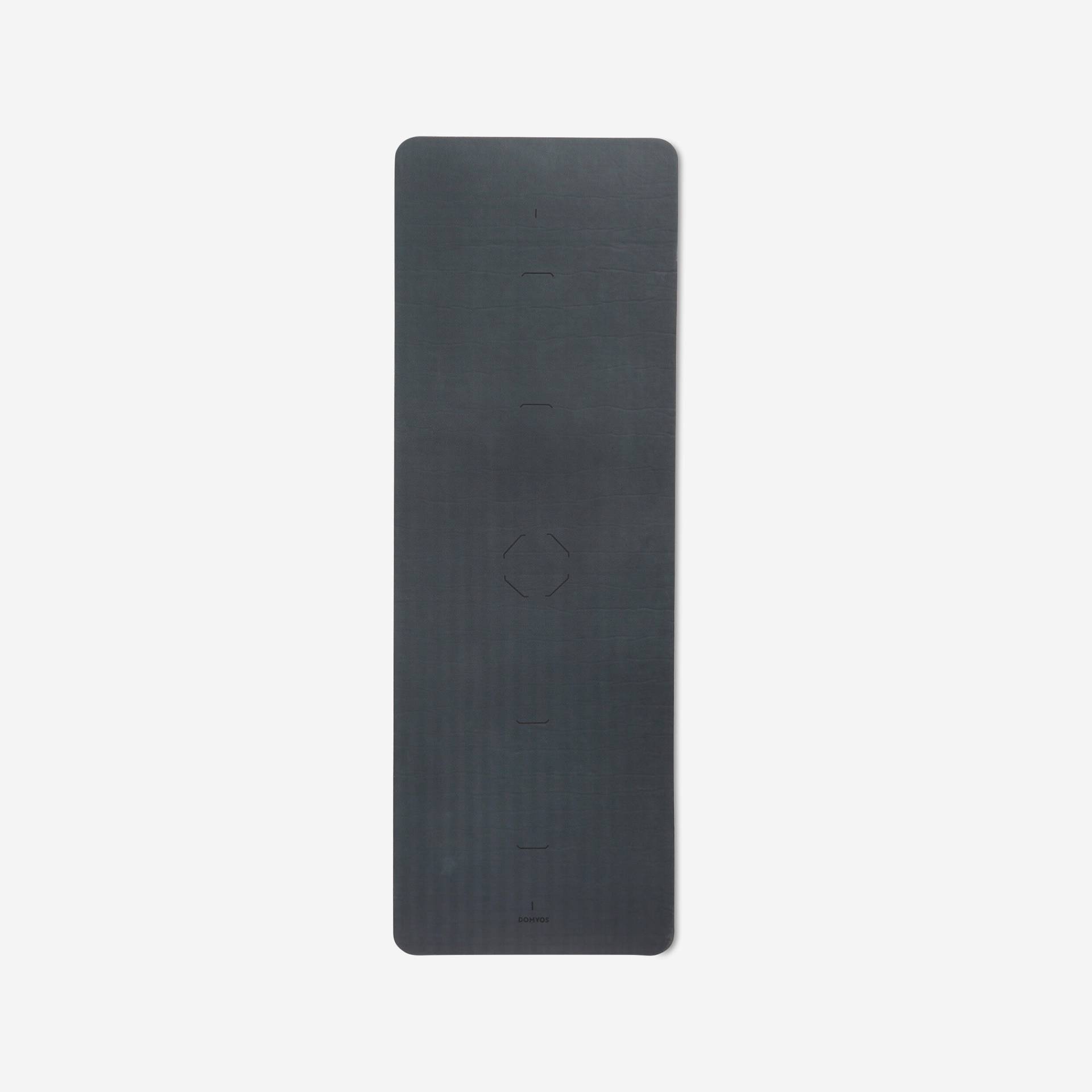 Gymnastikmatte strapazierfähig 170 cm × 58 cm × 10 mm ‒ 900 schwarz von Domyos