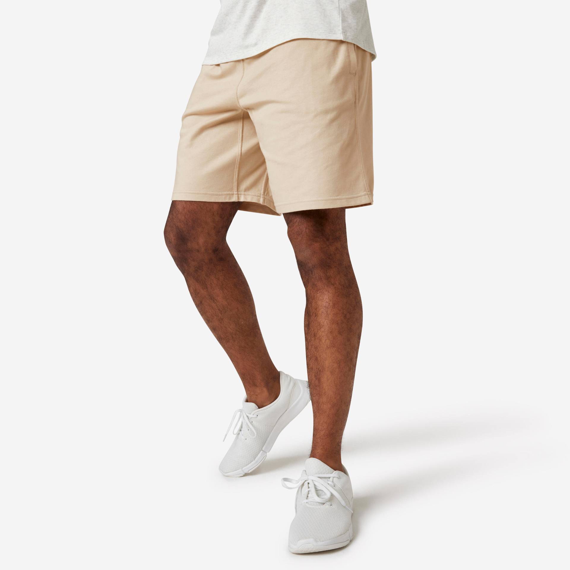 Shorts Herren - Essentials 500 beige von Domyos