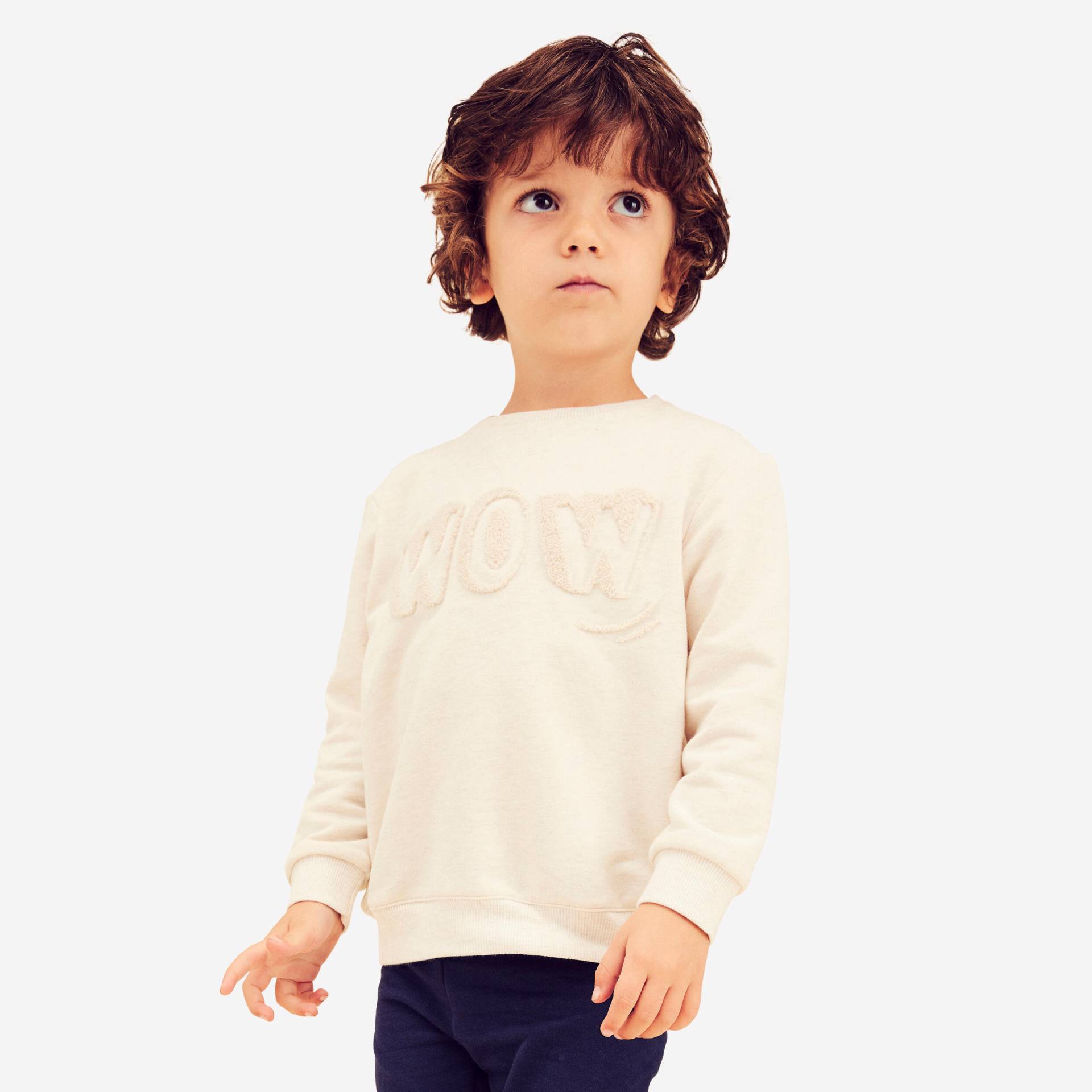 Sweatshirt Baby Basic - beige mit Motiv von Domyos
