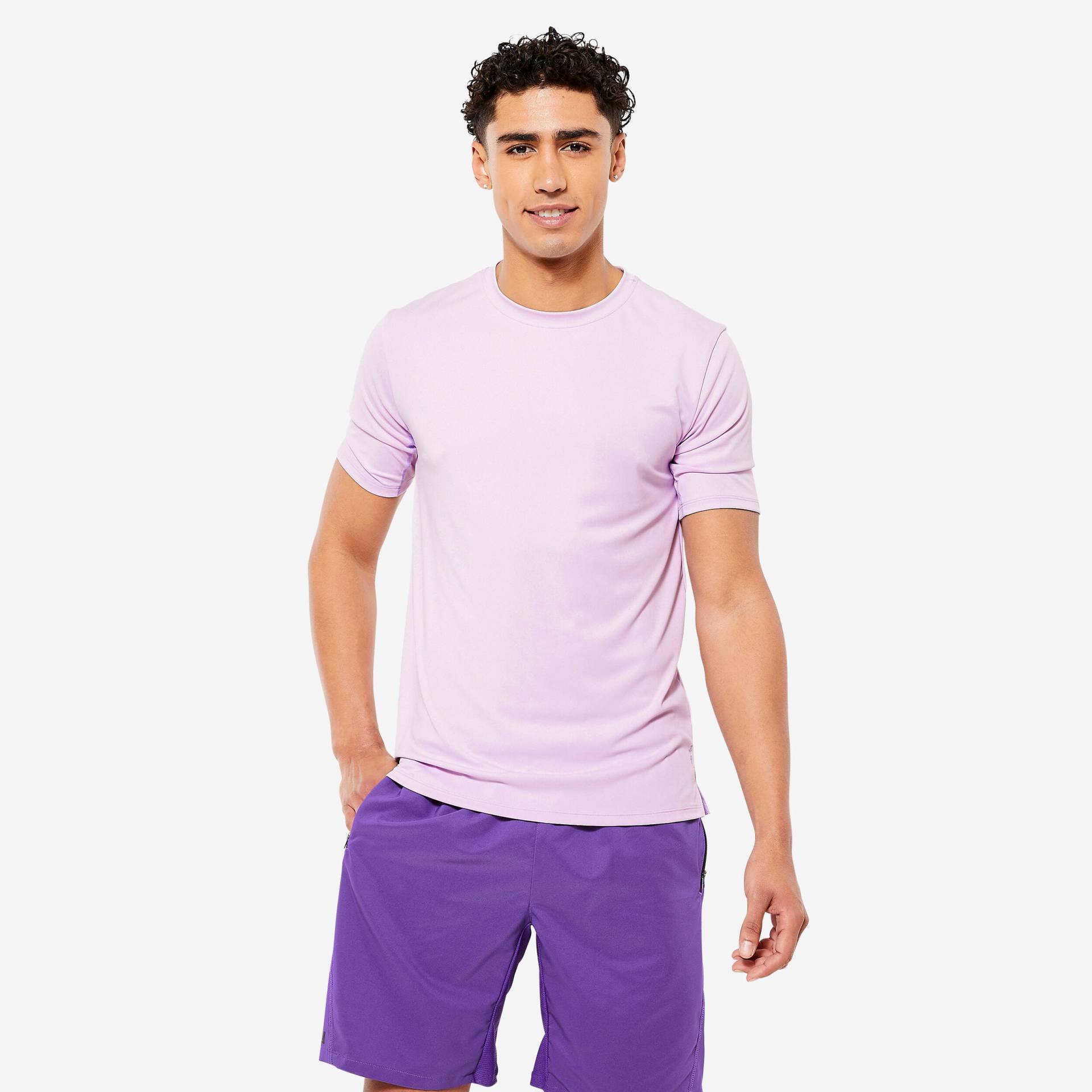 T-Shirt Herren - Essential lila von Domyos