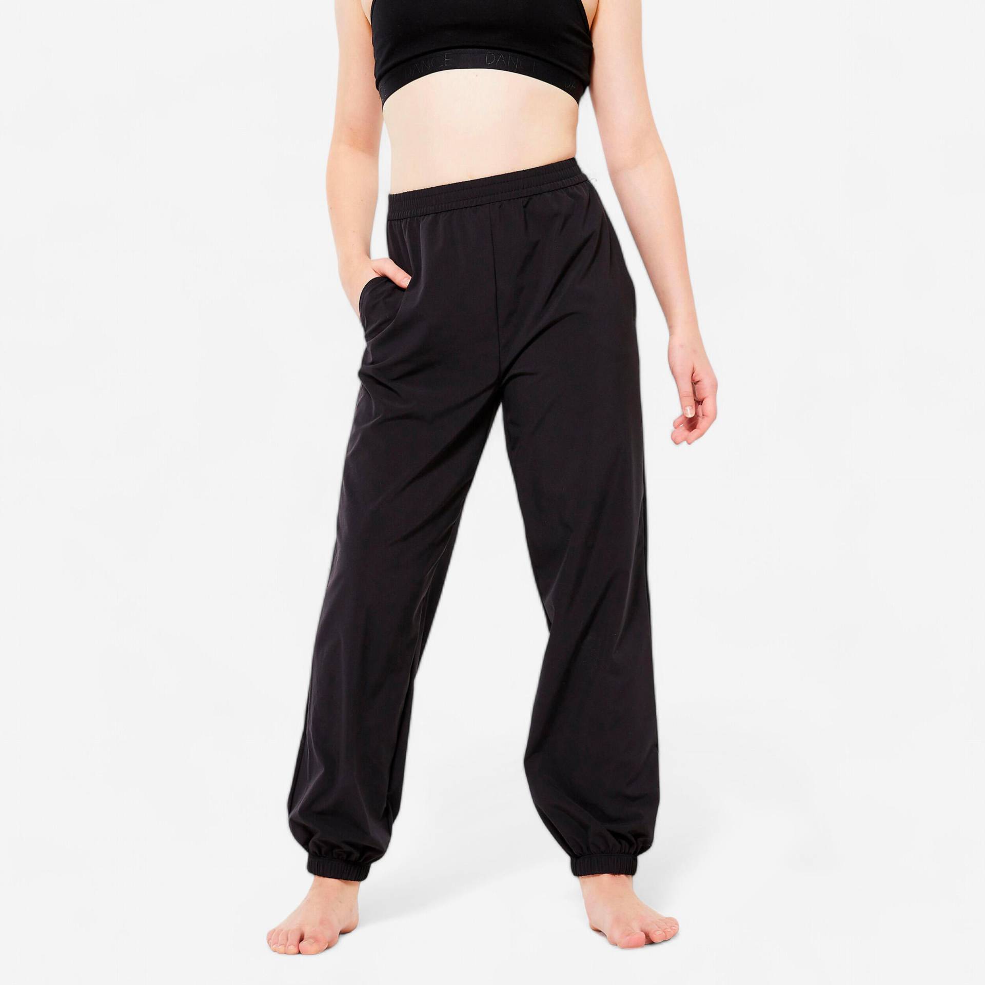 Tanzhose Modern Jazz Mädchen weit und leicht - schwarz von STAREVER