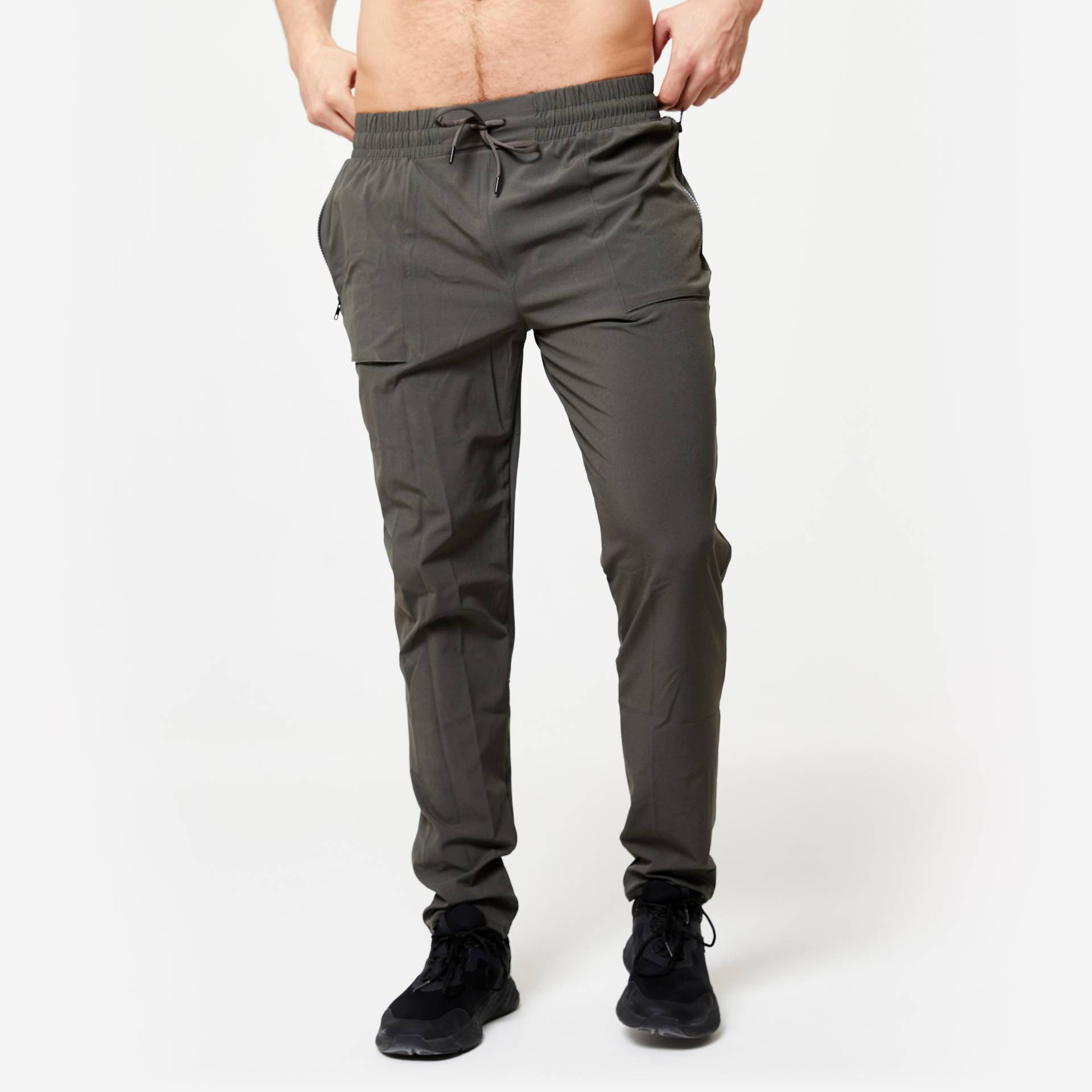 Trainingshose Herren - 500 khaki von Domyos