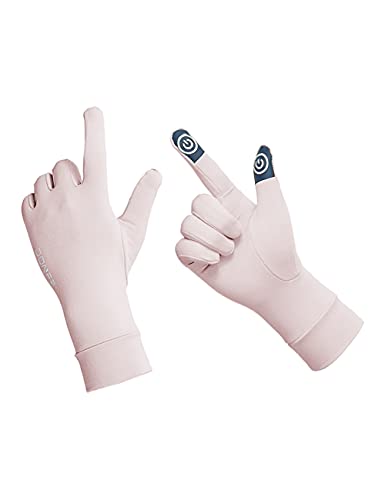 Donfri Touchscreen Handschuhe, Sporthandschuhe Damen Handschuhe Outdoor Fahrradhandschuhe für Laufen, Fahren, Radfahren, Wandern （Beige， L） von Donfri