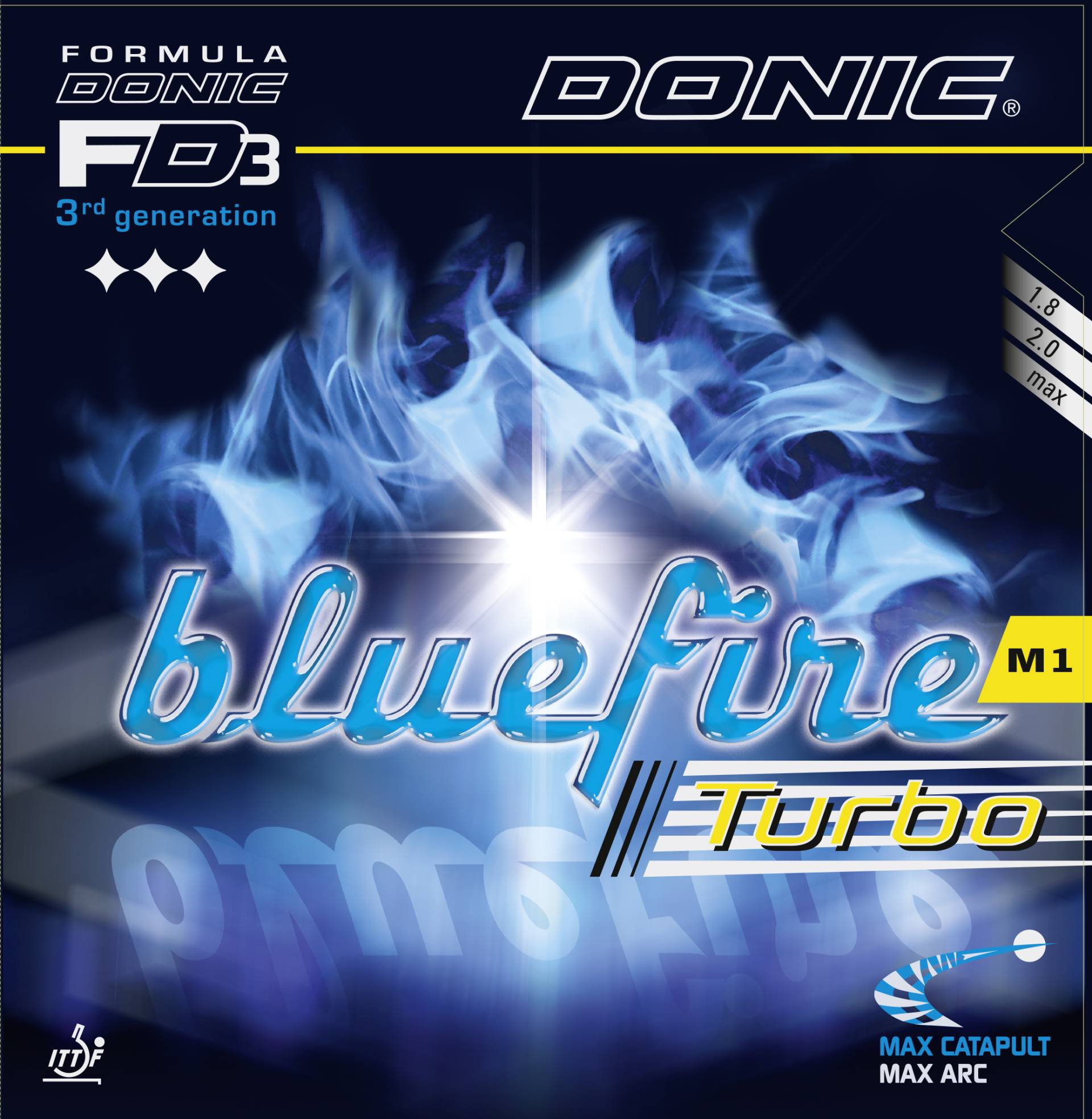 DONIC BLUEFIRE M1 TURBO - Empfehung für den Spielertyp OFFENSIV SPEED von Donic