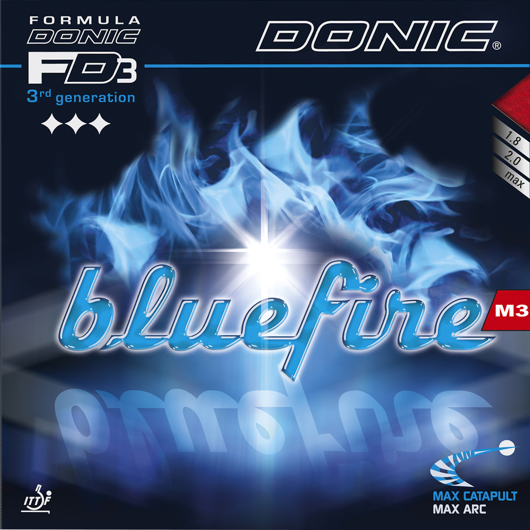 DONIC BLUEFIRE M3 - Empfehlung für den Spielertyp OFFENSIV SPIN von Donic