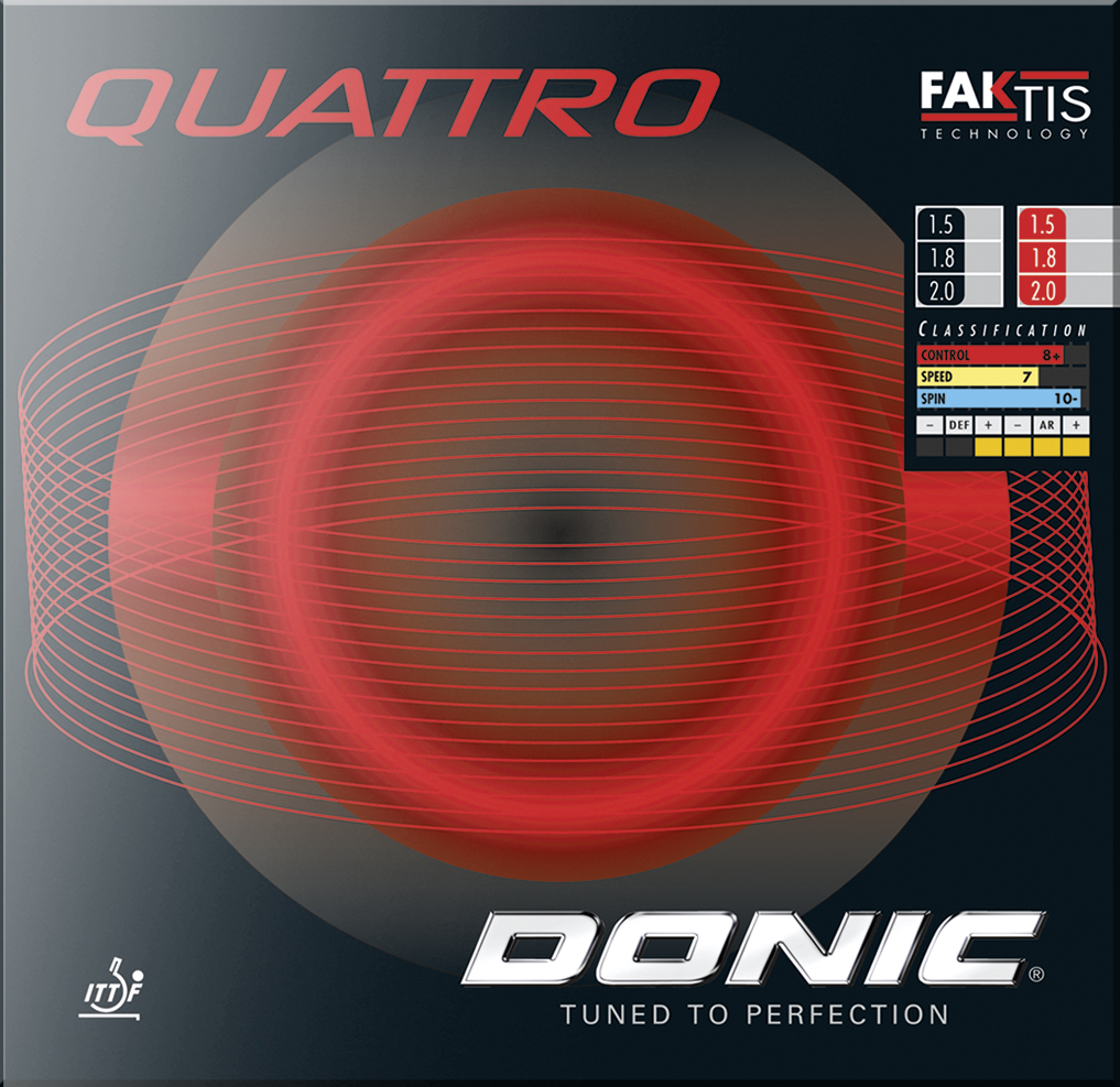 DONIC QUATTRO - Die Empfehlung für den Spielstil ALLROUND von Donic