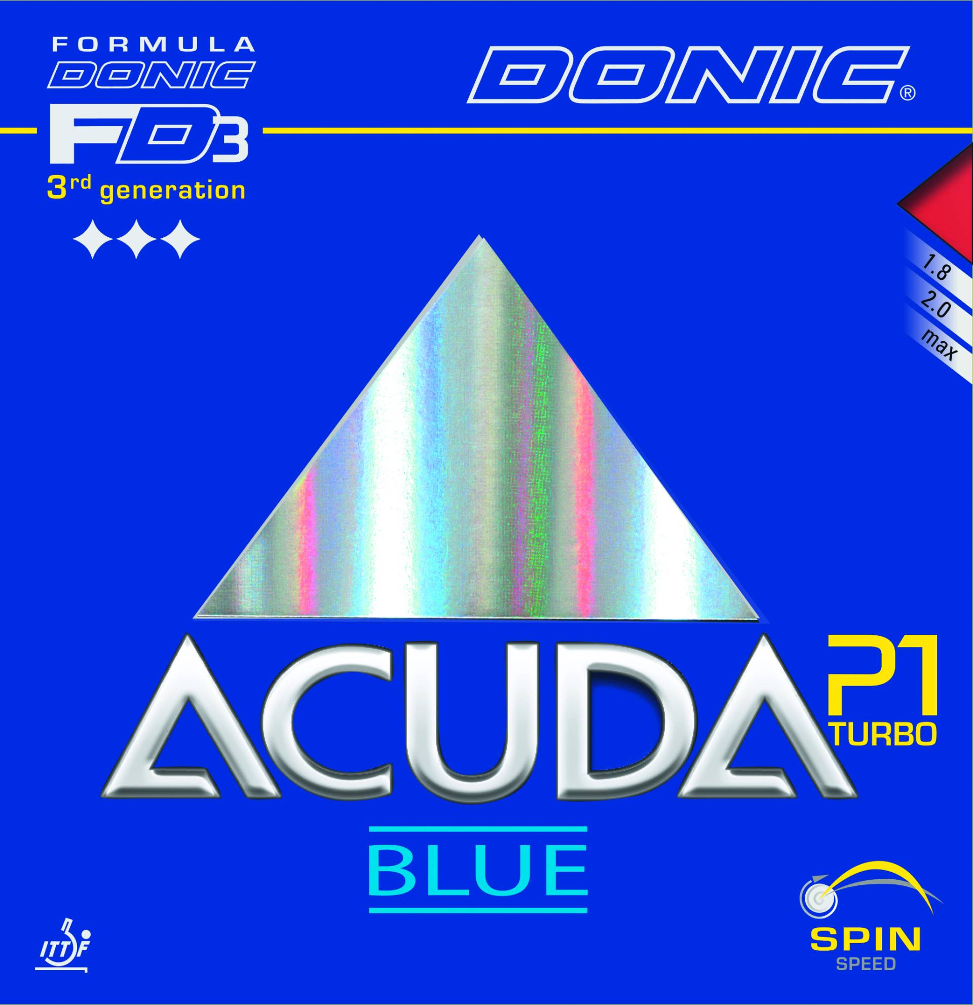 Donic Acuda Blue P1 Turbo - schneller, härter, besser!? von Donic