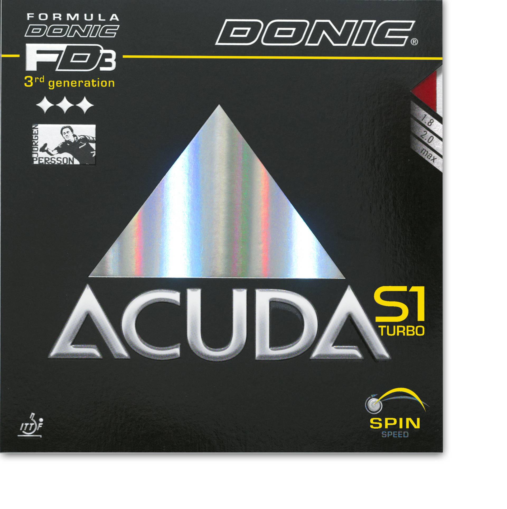 Donic Acuda S1 Turbo - Tischtennis Belag von Donic