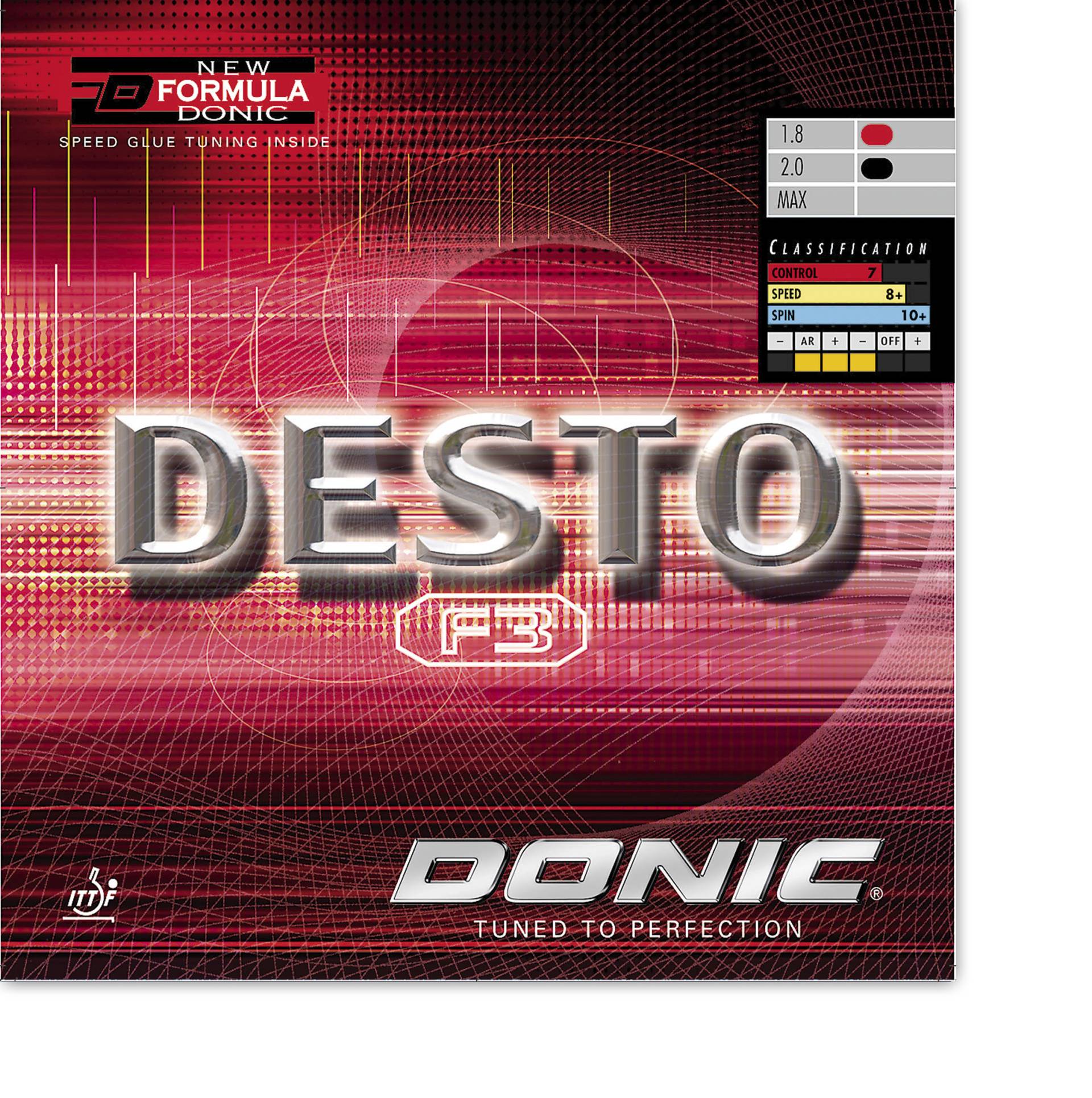 Donic Desto F3 - Tischtennis Belag von Donic