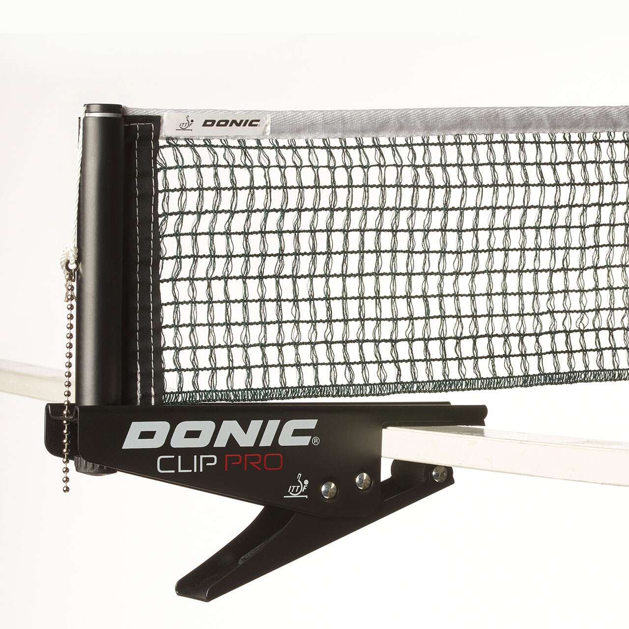 Donic Tischtennisnetz "Clip Pro", Schwarz-Grün von Donic