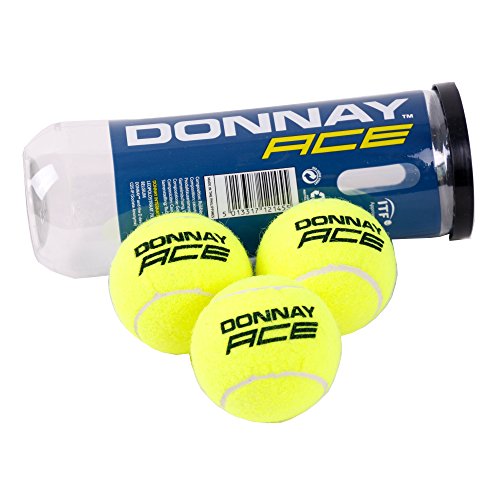 Donnay Tennisbälle 3 Tennisbälle, Grün Fluo, 0, 5013317121455 von Donnay