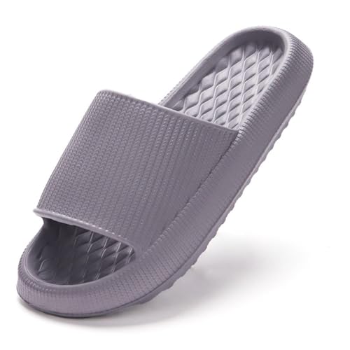 Froppie Ultra-Komfort,Froppie Ultra-Komfort Unisex-Schlappen,Comfortable and Non-Slip Slippers,Indoor and Outdoor Slippers (grau,40-41) von Donubiiu