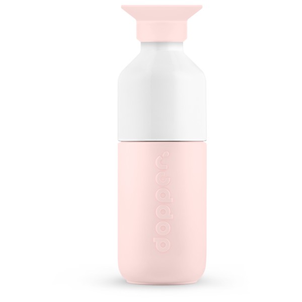 Dopper - Dopper Steel - Trinkflasche Gr 350 ml rosa/weiß von Dopper