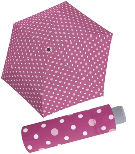 Doppler Mini Kinder Taschenschirm Dots - pink von Doppler