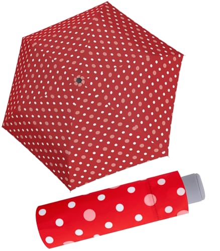 Doppler Mini Kinder Taschenschirm Dots - rot von Doppler