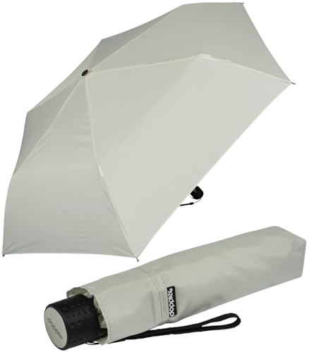 Doppler Regenschirm Mini-Taschenschirm Havanna Stick - Harmonic beige von Doppler