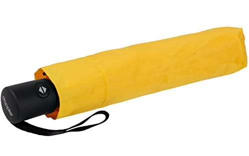 Doppler Zero Magic Mini Damen Taschenschirm mit Auf-Zu-Automatik und UV-Schutz - Shiny Yellow von Doppler